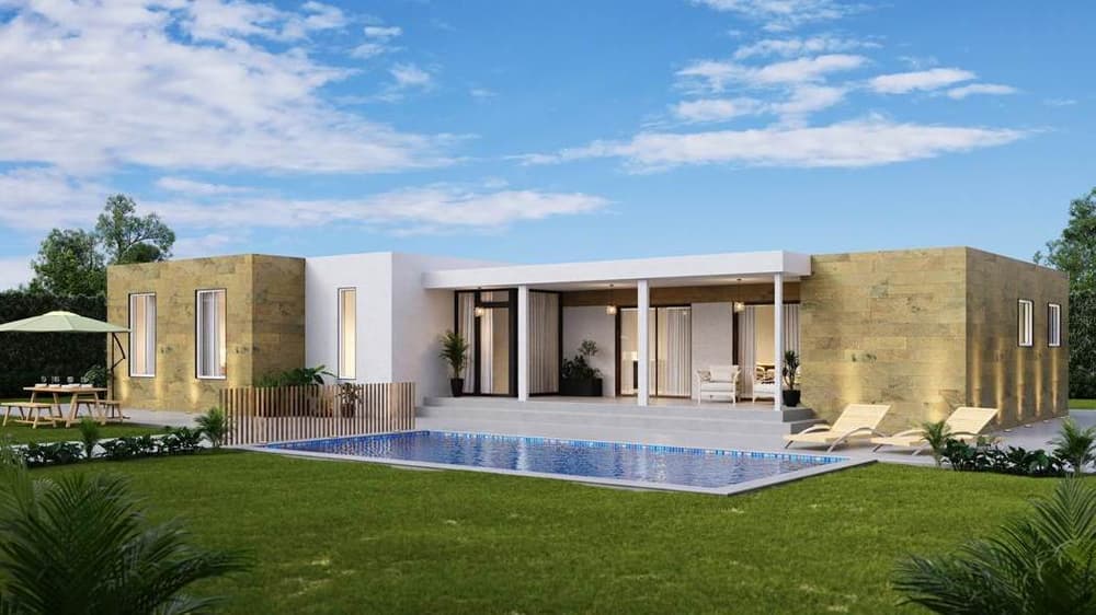 Casa de 152 m2 con 3 o 4 habitaciones y marquesina