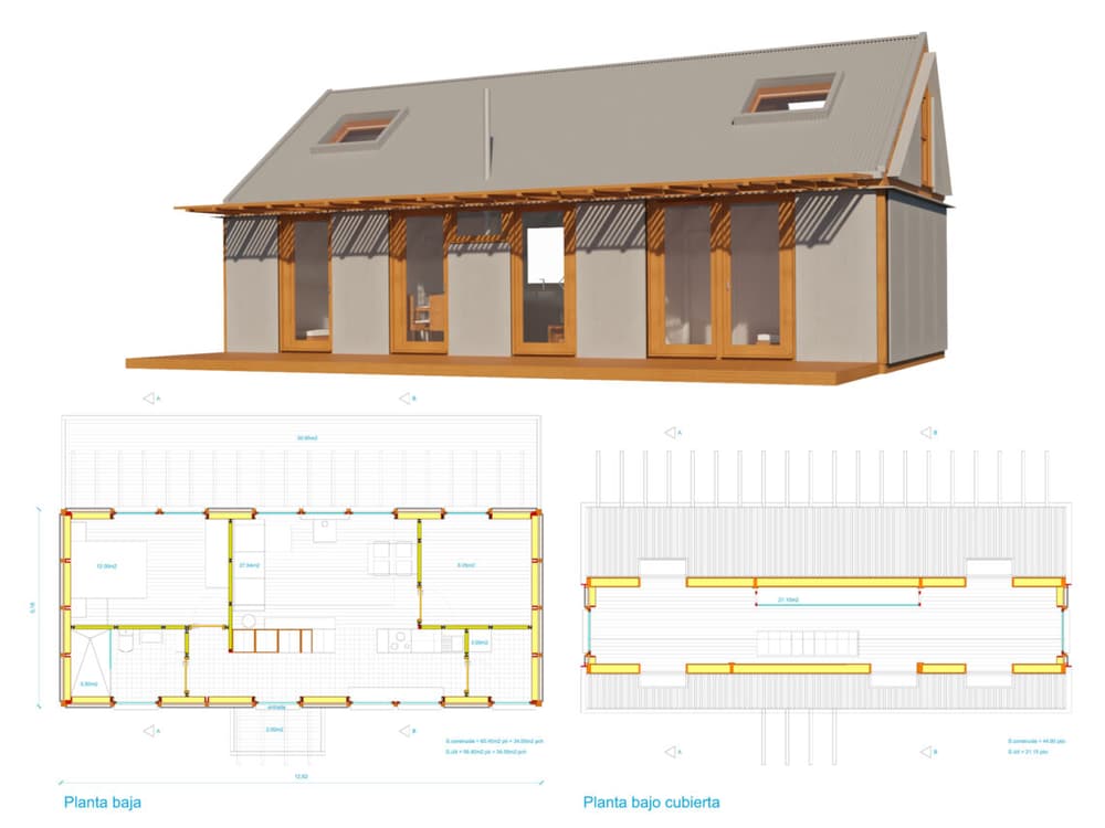 Casa modular 4x10+BC