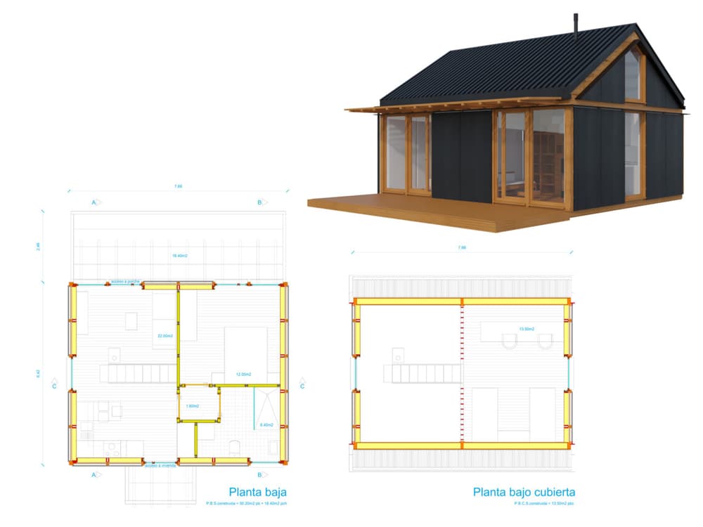 Casa modular 5x6+BC