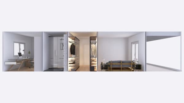 Vivienda Cúbica 12 x 10 con Porche